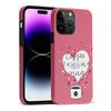 iPhone 15 Pro Max Coffee is a Hug in a Mug Phone Case in Rose