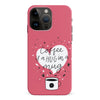 iPhone 15 Pro Max Coffee is a Hug in a Mug Phone Case in Rose