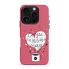 iPhone 16 Pro Max Coffee is a Hug in a Mug Phone Case in Rose