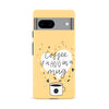 Google Pixel 8A Coffee is a Hug in a Mug Phone Case in Yellow
