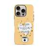 iPhone 16 Pro Coffee is a Hug in a Mug Phone Case in Yellow