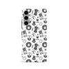 Samsung Galaxy S24 Coffee Stuff Phone Case in Black/White