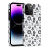 iPhone 15 Pro Max Coffee Stuff Phone Case in Black/White