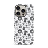 iPhone 16 Pro Coffee Stuff Phone Case in Black/White