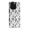 iPhone 16 Pro Max Coffee Stuff Phone Case in Black/White