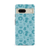 Google Pixel 7 Coffee Stuff Phone Case in Cyan