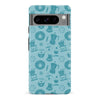 Google Pixel 8 Pro Coffee Stuff Phone Case in Cyan