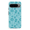 Google Pixel 9 Pro Coffee Stuff Phone Case in Cyan