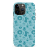 iPhone 15 Pro Max Coffee Stuff Phone Case in Cyan