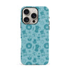 iPhone 16 Pro Coffee Stuff Phone Case in Cyan