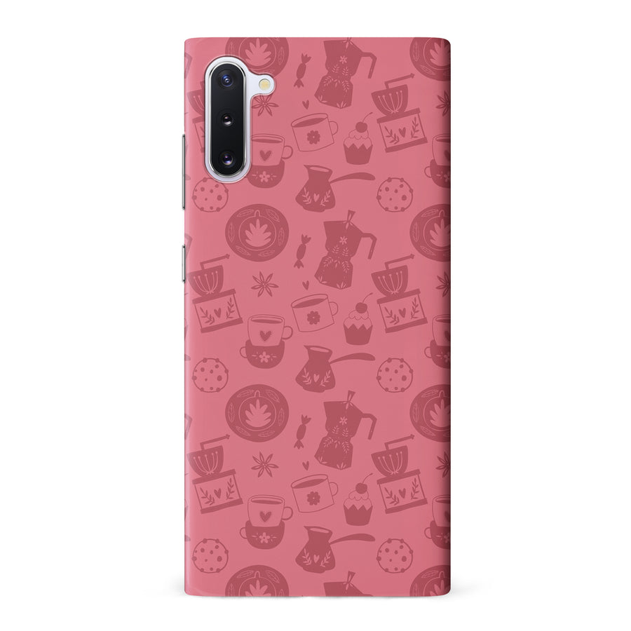 Samsung Galaxy Note 10 Coffee Stuff Phone Case in Rose