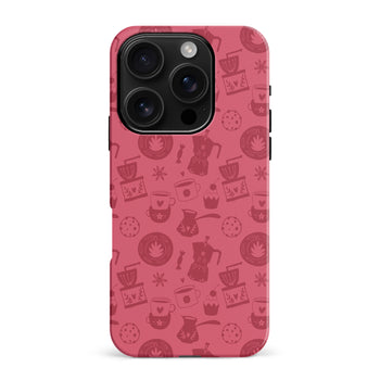 iPhone 16 Pro Max Coffee Stuff Phone Case in Rose