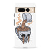 Google Pixel 7 Pro Coffee Goes Straight to Your Head Phone Case in White