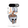 Google Pixel 9 Coffee Goes Straight to Your Head Phone Case in White