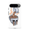 Google Pixel 9 Pro Coffee Goes Straight to Your Head Phone Case in White