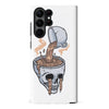 Samsung Galaxy S23 Ultra Coffee Goes Straight to Your Head Phone Case in White