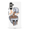 Samsung Galaxy S23 FE Coffee Goes Straight to Your Head Phone Case in White