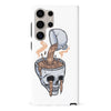 Samsung Galaxy S24 Ultra Coffee Goes Straight to Your Head Phone Case in White