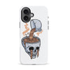 iPhone 16 Coffee Goes Straight to Your Head Phone Case in White