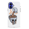 iPhone 16 Plus Coffee Goes Straight to Your Head Phone Case in White