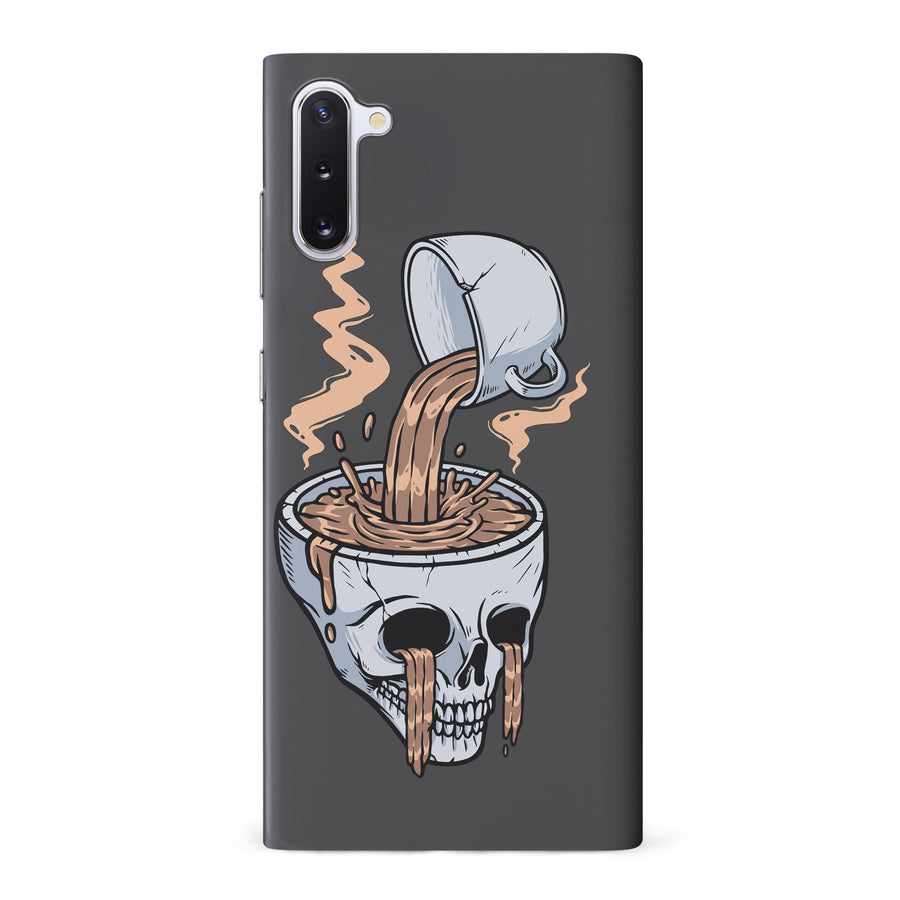Samsung Galaxy Note 10 Coffee Goes Straight to Your Head Phone Case in Black