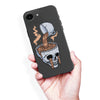 Coffee Goes Straight to Your Head Phone Case - Black