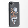 Coffee Goes Straight to Your Head Phone Case - Black