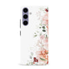Samsung Galaxy S24 Plus half bloom phone case in white