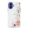 iPhone 16 Plus half bloom phone case in white