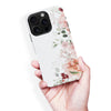 iPhone 16 Pro Max half bloom phone case in white