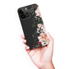 iPhone 15 Pro Max Floral Phone Case in Black