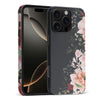 iPhone 16 Pro Max Floral Phone Case in Black