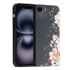 Half Bloom Floral Phone Case - Black