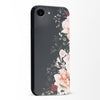 Half Bloom Floral Phone Case - Black