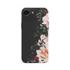 Half Bloom Floral Phone Case - Black
