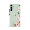 Samsung S24 Half Bloom Floral Phone Case - Green