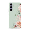 Samsung S24 Plus Half Bloom Floral Phone Case - Green