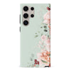 Samsung S24 Ultra Half Bloom Floral Phone Case - Green
