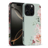 iPhone 16 Pro Max half bloom phone case in green