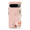 Google Pixel 9 Pro half bloom phone case in pink