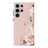 Samsung S24 Ultra Half Bloom Floral Phone Case - Pink