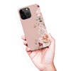 iPhone 15 Pro Max half bloom phone case in pink