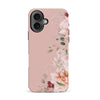 iPhone 16 half bloom phone case in pink