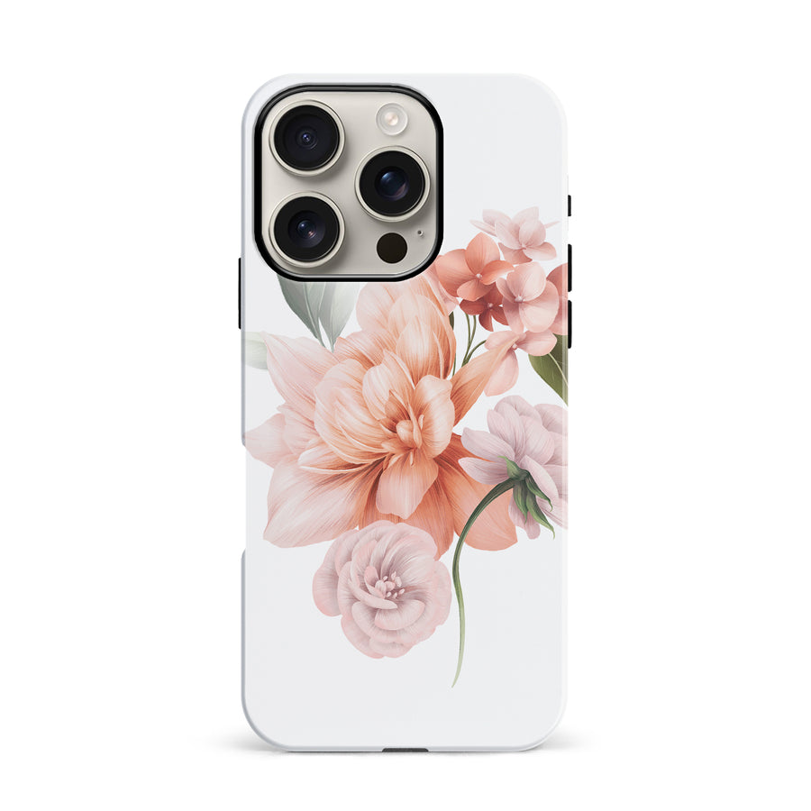iPhone 16 Pro full bloom phone case in white