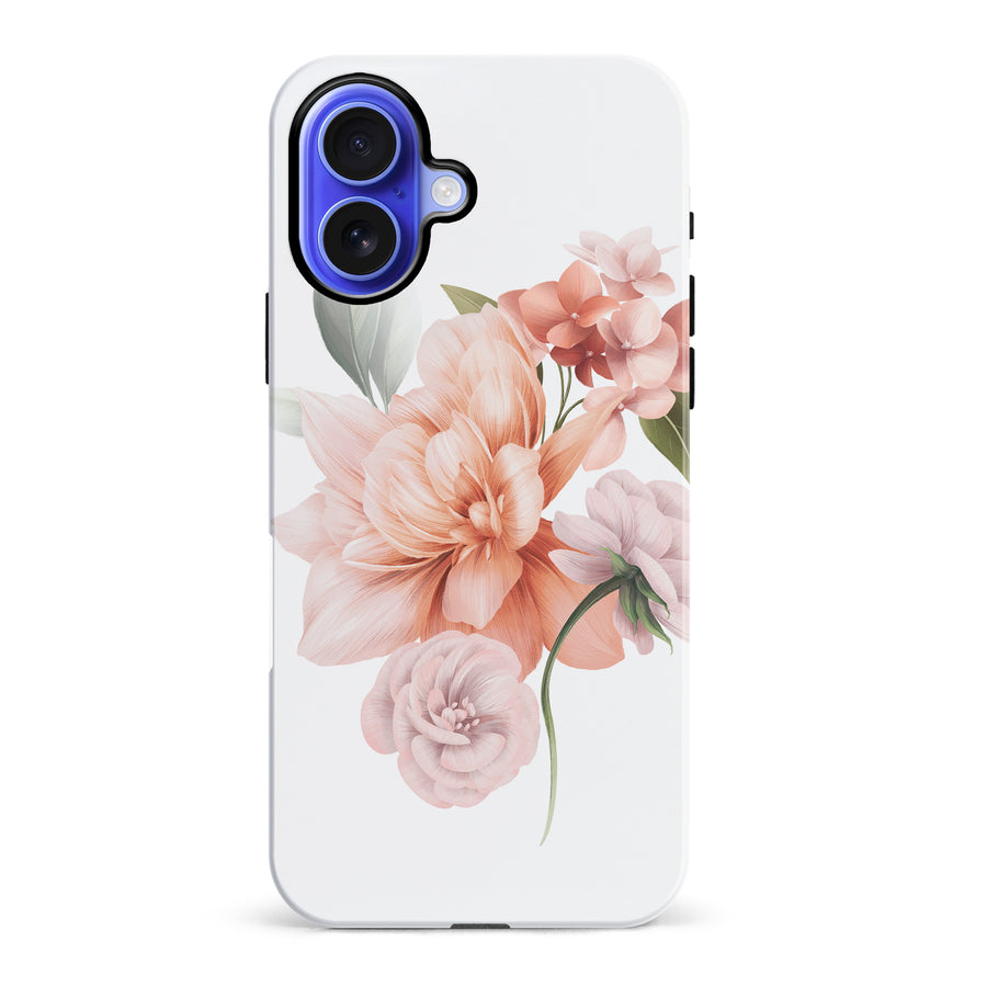 iPhone 16 Plus full bloom phone case in white