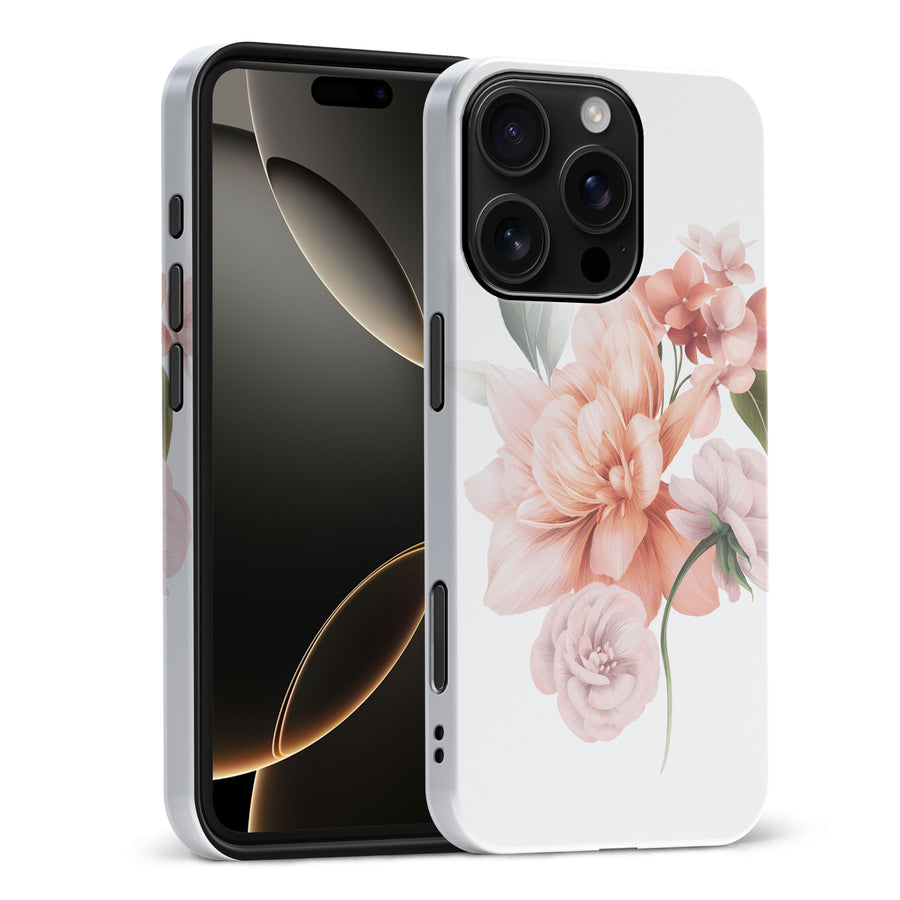 iPhone 16 Pro Max full bloom phone case in white