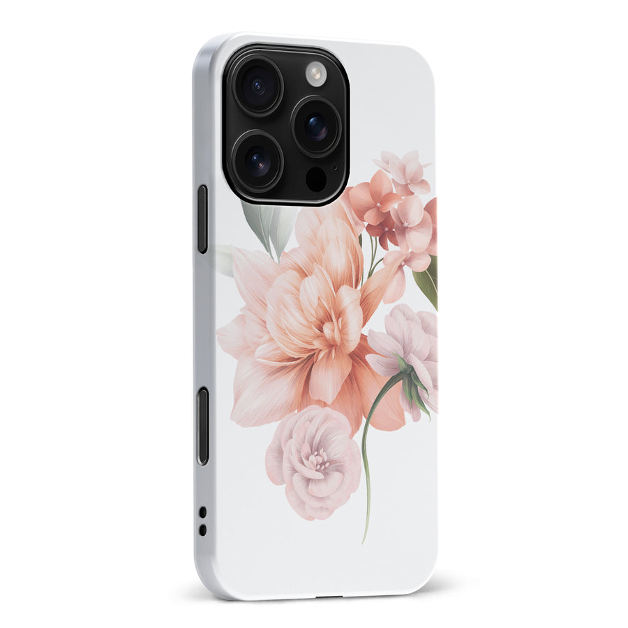 iPhone 16 Pro Max full bloom phone case in white