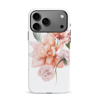 iPhone 17 Pro Max Full Bloom Floral Phone Case White