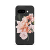 Full Bloom Floral Phone Case - Black