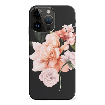 iPhone 15 Pro Max full bloom phone case in black